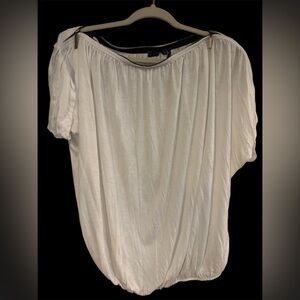 Guess Shoulder zip Blouse NWOT